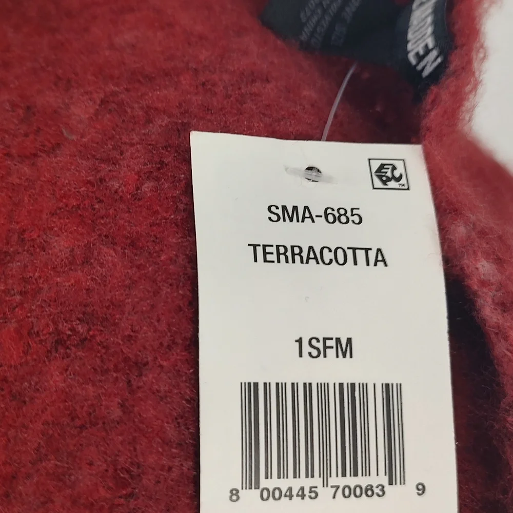 Steve Madden Blanket Scarf Terracotta 1 SFM